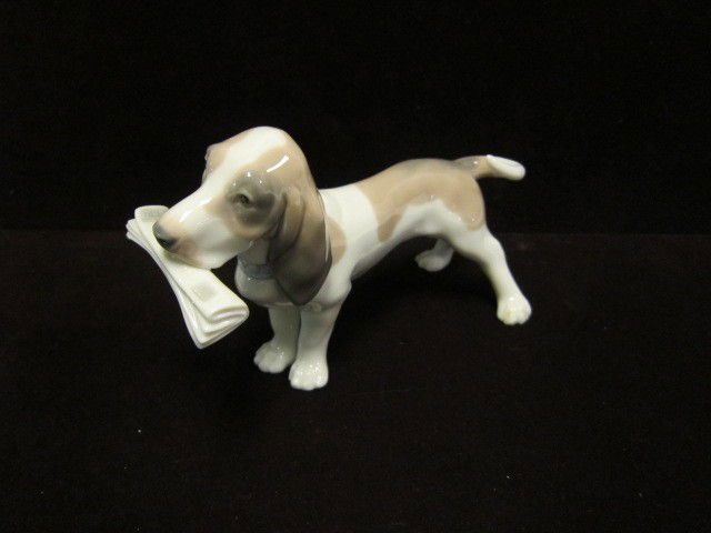 LLADRÓ Anubis Dog Figurine Porcelain Anubis Dog Figure. LLADRÓ Anubis Dog Figurine Porcelain Anubis Dog Figure.